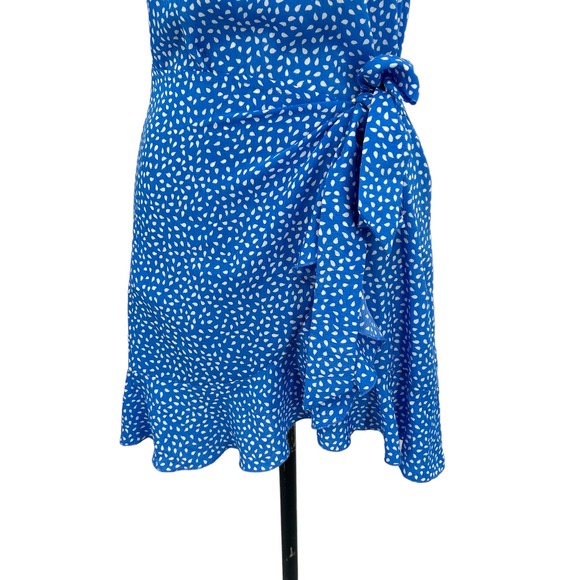 Hello Molly Down to Georgia Dress Blue White Size Large - Picture 4 of 10